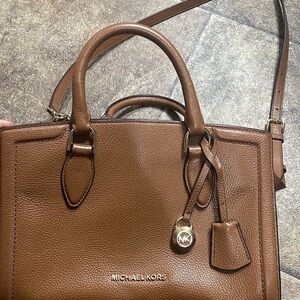 Michael Kors Brown Leather Handbag